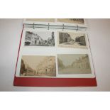 POSTCARD ALBUM - WINCANTON a large album of postcards, all relating to Wincanton. Including Market