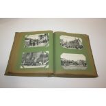 POSTCARD ALBUM - WW1 & FRANCE an album of French postcards, including WW1 postcards (Guerre,