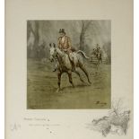 •`SNAFFLES` MERRY ENGLAND.. Offset lithograph, laid down, with printed remarque, blindstamp,