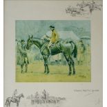•`SNAFFLES` A BONA FIDE FOX CHASER Offset lithograph, laid down, with printed remarque,