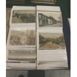 POSTCARD ALBUM - SOUTH WEST including George Hotel Axminster Hunt Meet (2), Hunters Lodge Hunt Meet,