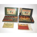 BOXED MECCANO two boxed sets, No 1 and No 2, also with two instruction booklets. (2)