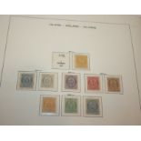 ICELAND STAMPS - SCHAUBEK ALBUM a mint collection from 1873 2sk-16sk, fairly complete up to 1977