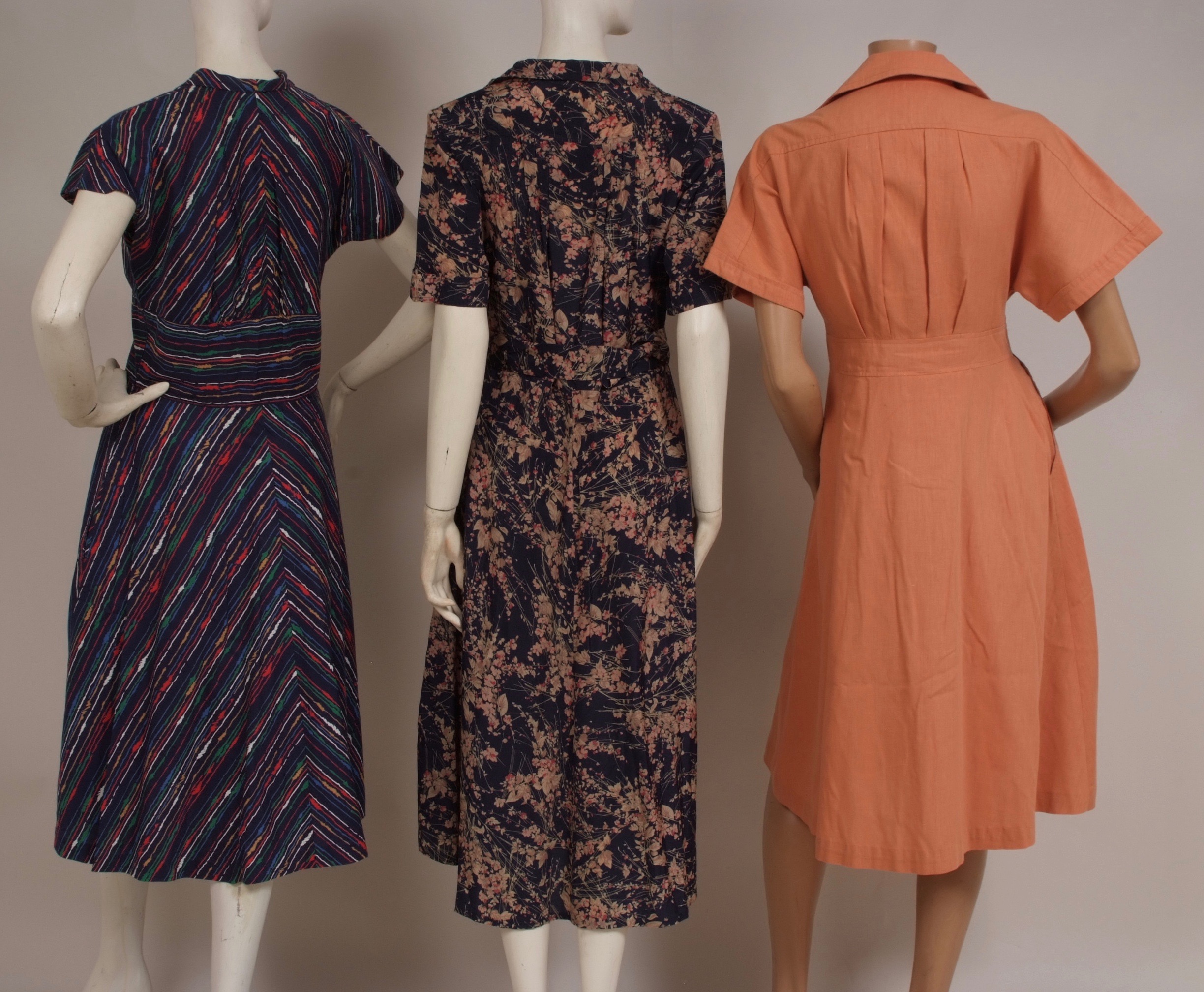 A COLLECTION OF VINTAGE 1970'S CLOTHES Paisley dress and waistcoat, A 'Marion Donaldson' orange - Image 2 of 7