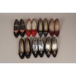 A COLLECTION OF 1980'S DESIGNER SHOES A group of smart leather ladies shoes labelled 2 pairs 'Rayne'