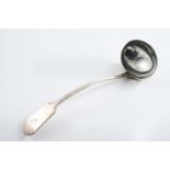 A GEORGE IV / WILLIAM IV SCOTTISH PROVINCIAL FIDDLE TODDY LADLE initialled, by William Whitecross of