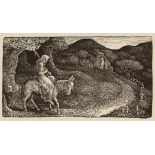 EDWARD CALVERT (1799-1883) THE RETURN HOME (Lister 14B) Wood engraving, 1830, as published in the