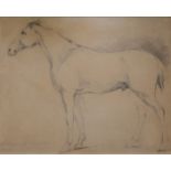 SIR EDWIN HENRY LANDSEER, RA (1802-1873) STUDY OF A HORSE Bears inscription and date Copenhagen by