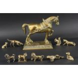 Brass Horse and Animal Figures