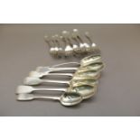 Seven Silver Spoons & Nine Silver Forks