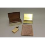 Silver Cigarette Case, Cigarette Box & Dupont Lighter (3)