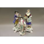 Porcelain Figures & A Figure Group