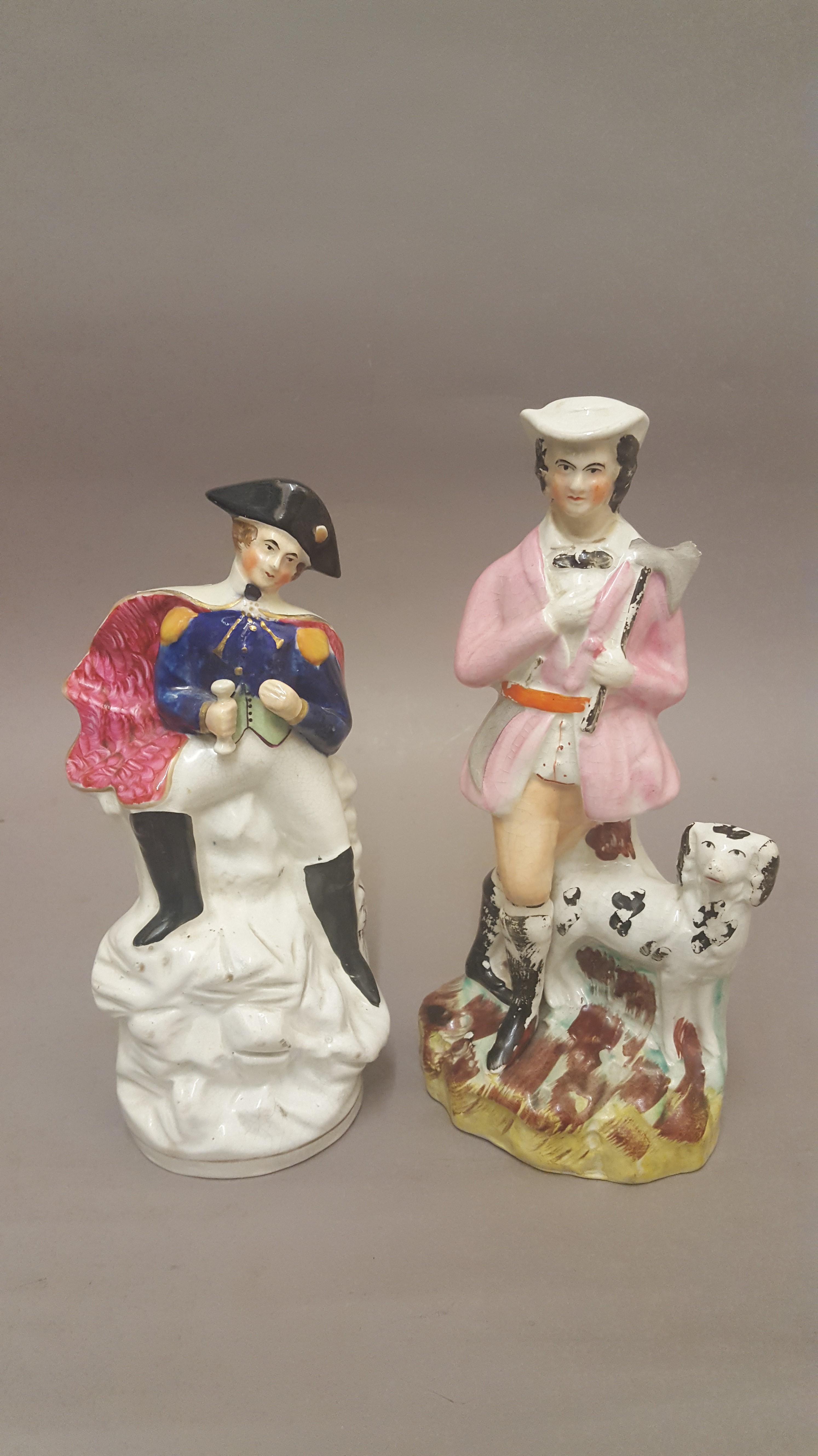 2 Staffordshire Figures