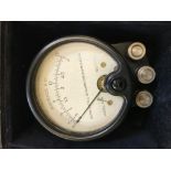 Weston Electrical Ammeter unusual, Model 528, cased