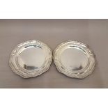 Pair of Plated Dinner Plates