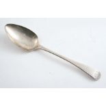 A SCOTTISH PROVINCIAL TABLE SPOON, OLD ENGLISH PATTERN initialled "JAGW", by John McQueen of