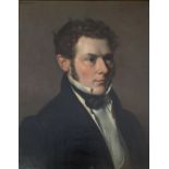 *** FRASER (Fl.c.1830-1840) PORTRAITS OF MR AND MRS SKELTON Each quarter length, he wearing a dark