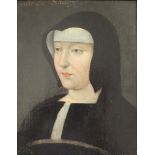 MANNER OF FRANCOIS CLOUET (c.1510-1572) PORTRAIT OF LOUISE OF SAVOY (1476-1531) With inscription