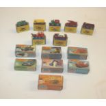 MATCHBOX - BOXED DIE CAST TOYS 7 boxed models including MB 12 Land Rover, MB 22 Vauxhall Cresta,