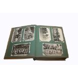 POSTCARD ALBUM a large album including GB content, Hunting (North Cotswold, North Warwickshire,