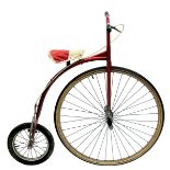 ROY COOPER - CHILDS PENNY FARTHING BICYCLE a circa 1950's/60's Childs Penny Farthing, made by Roy