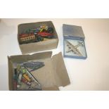DIE CAST TOYS a variety of unboxed die cast toys including a German clockwork car, Tootsie Toys,