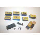 MODELS OF YESTERYEAR - BOXED 7 boxed models including, Y12-2 Thomas Flyabout, Y9-2 1912 Simplex,