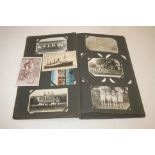 TWO POSTCARD ALBUMS including an album with Canals & Locks (Regents Canal - various, Canal Bridge