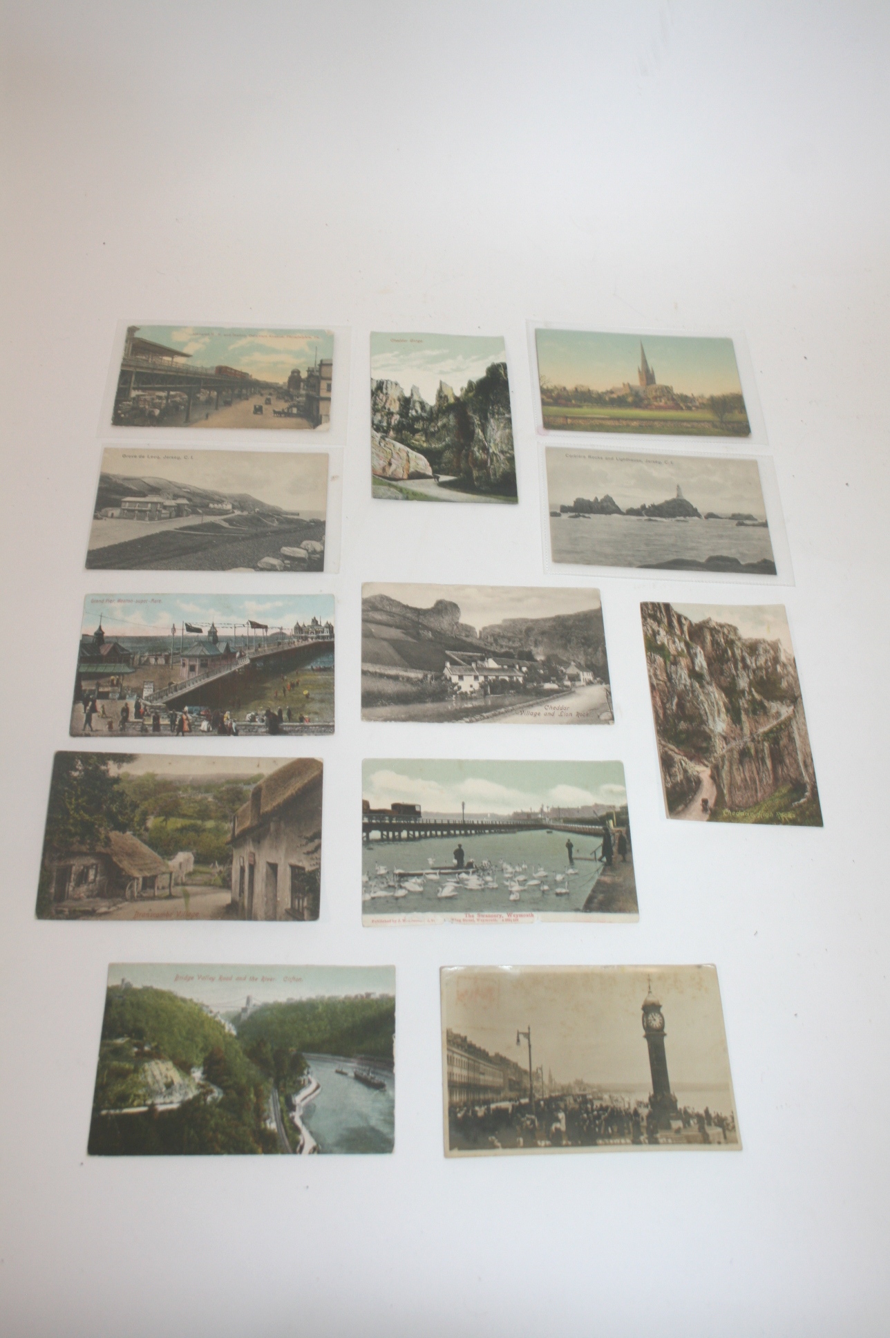 VARIOUS POSTCARDS - GREAT BRITAIN various GB cards including Weymouth, Jersey, Minehead (North