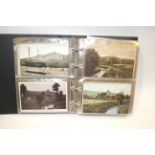 TWO POSTCARD ALBUMS & LOOSE POSTCARDS the albums with GB cards, Mudford, Ilchester, Somerton,