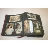 POSTCARD ALBUM a large postcard album including GB content, Greenwich, Exeter, Boscombe Chine,