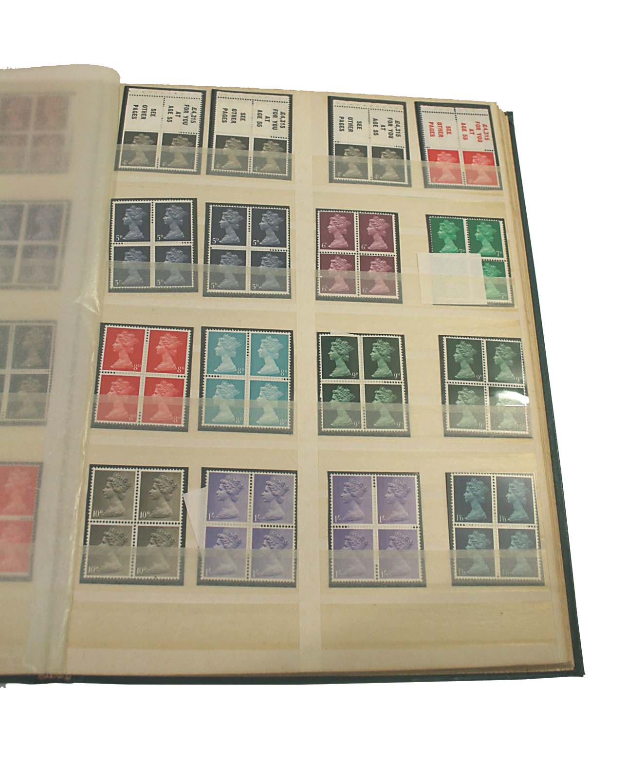 GREAT BRITAIN STAMPS 10 albums of Great Britain stamps, from 1d Black onwards, decimal mint