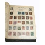 STRAND STAMP ALBUM - GREAT BRITAIN & WORLD STAMPS including Great Britain 1840 1d Black (2) used,
