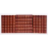 Ainsworth, W. Harrison. [Works], 16 volumes, plates, illustrations, contemporary red half morocco by