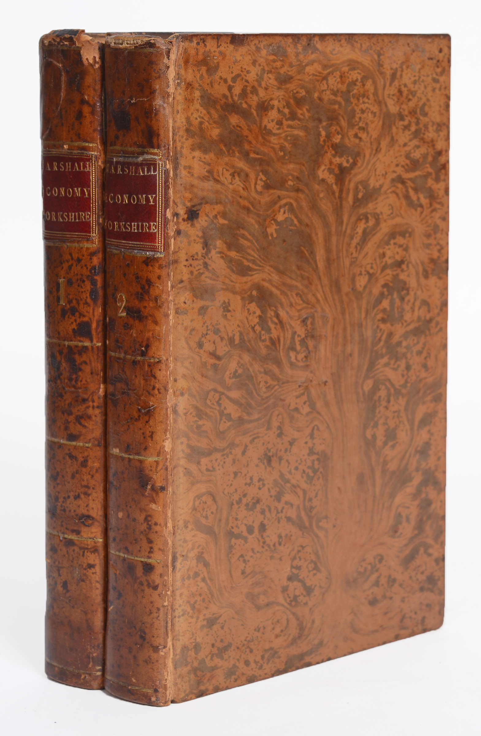 Marshall, William. The Rural Economy of Yorkshire, 2 volumes, first edition, 2 folding engraved