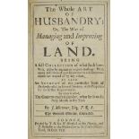 Mortimer, John. The Whole Art of Husbandry; or, The Way of Managing and Improving of Land, second