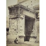 Cuccioni, Tommaso. Twelve large photographs of Rome architecture and landscapes, mounted, each