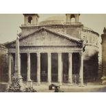 MacPherson, Robert. A folio of 33 mounted albumen photographs of Rome, comprising 12 images of