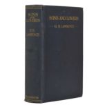 Lawrence, D.H. Sons and Lovers, first edition, first issue, half-title, cancelled title, 20pp.