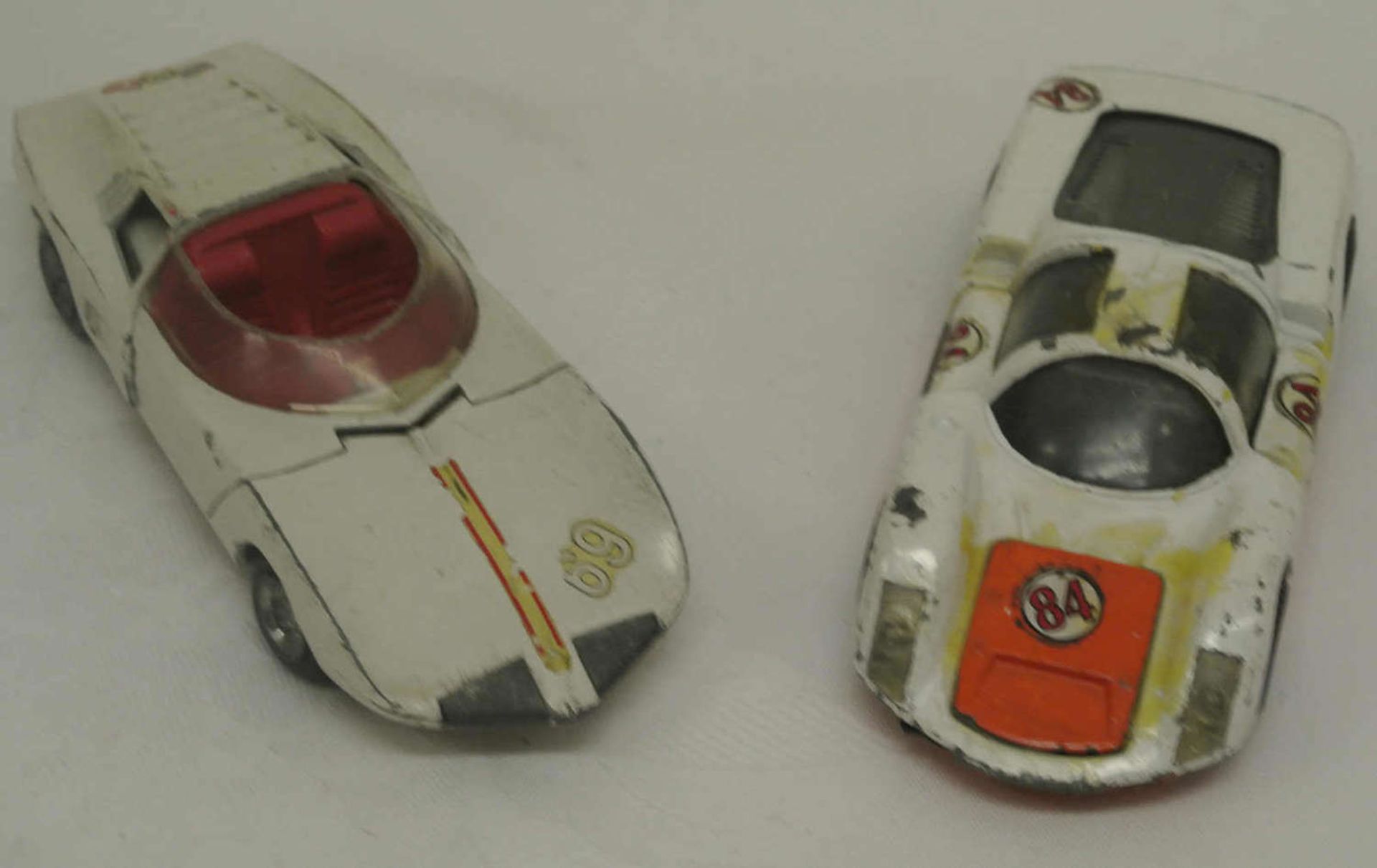 2 Modellautos, 1x Tekno, sowie 1x Mercury Italy (mit Aufkleber Import Märklin) 2 Modell cars, 1x