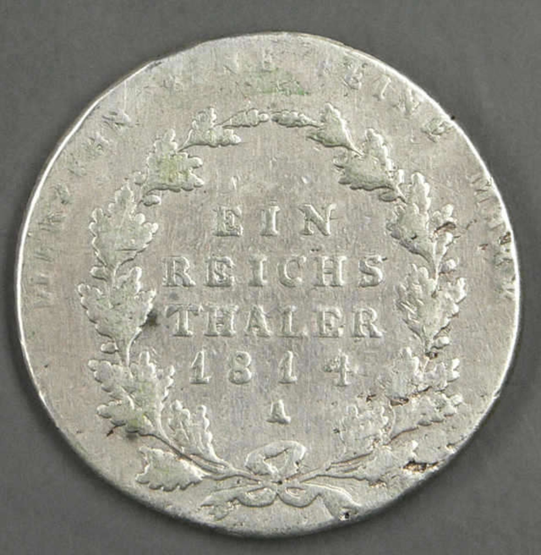 Altdeutschland Brandenburg - Preußen 1814 A, 1 Taler "Friedrich - Wilhelm II:". Erhaltung: s. Old - Bild 2 aus 2