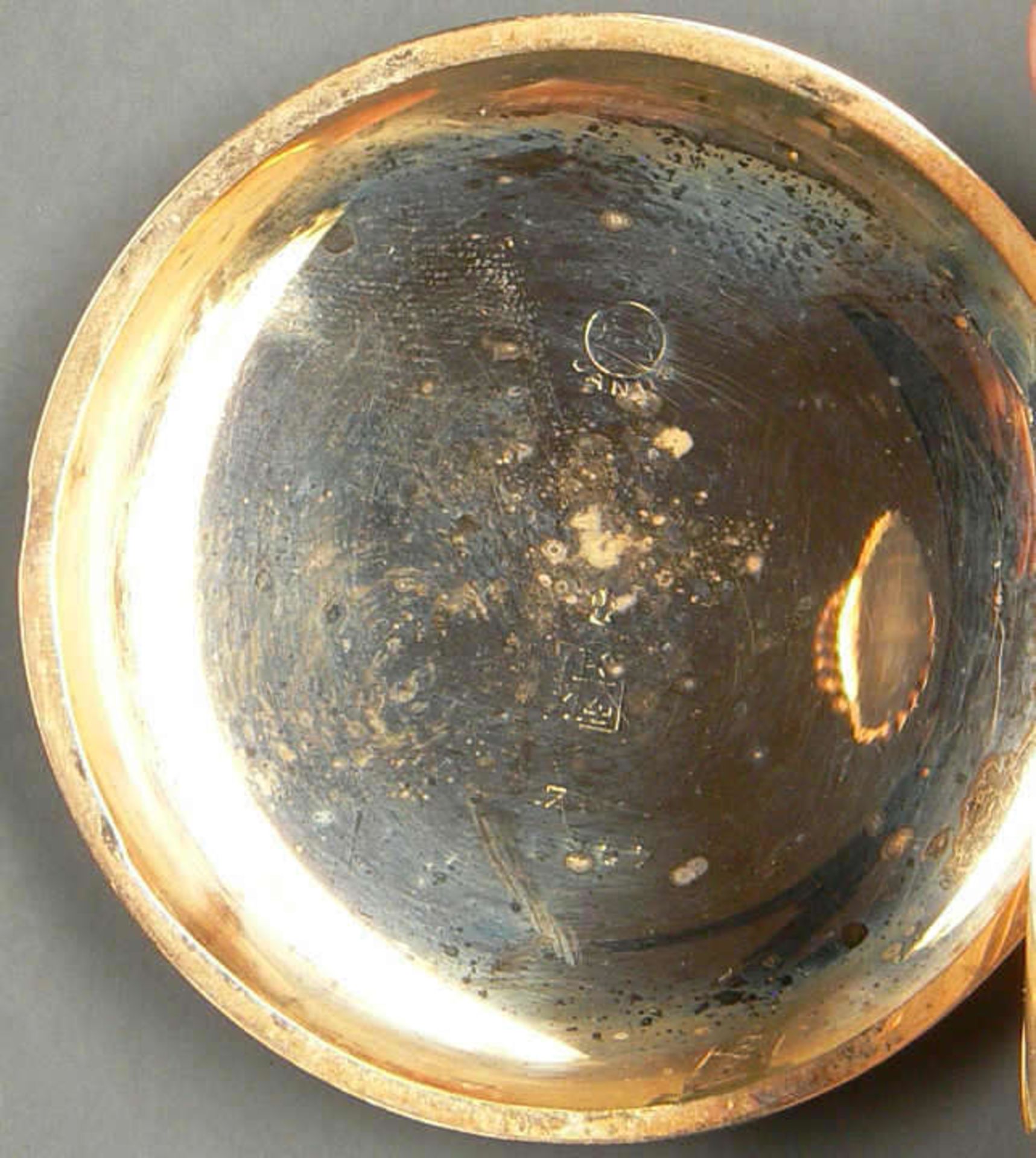 14 ct goldene Taschenuhr, beide Außendeckel 14 ct gepunzt. Innendeckel Metall. Gewicht: ca. 106 g. - Bild 3 aus 5