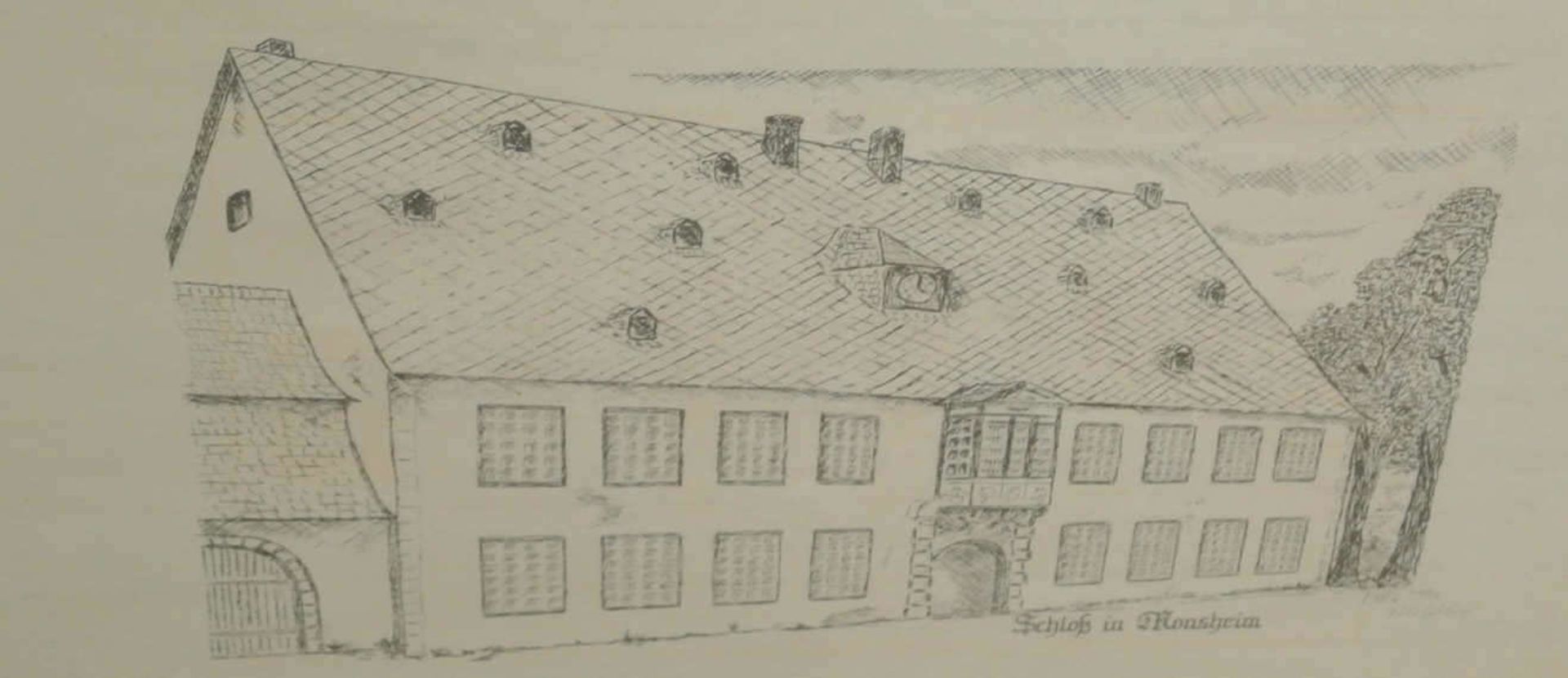 1 alte Aktie, hinter Glas gerahmt, von Hofherr & Schrank AG, Bezugsrecht ausgeübt 1922, Nennwert - Bild 3 aus 3