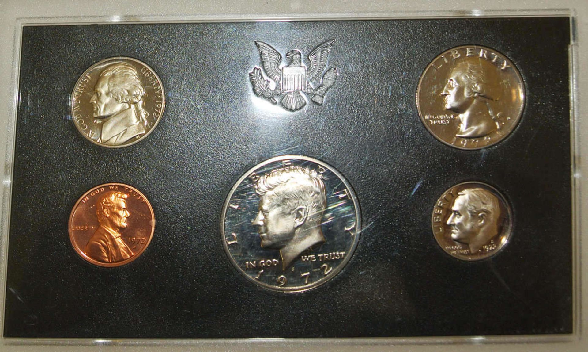 2 x USA Proof Sets, 1x 1972, sowie 1x 1981 2 x USA proof sets, 1x 1972, as well as 1x 1981 - Image 2 of 3