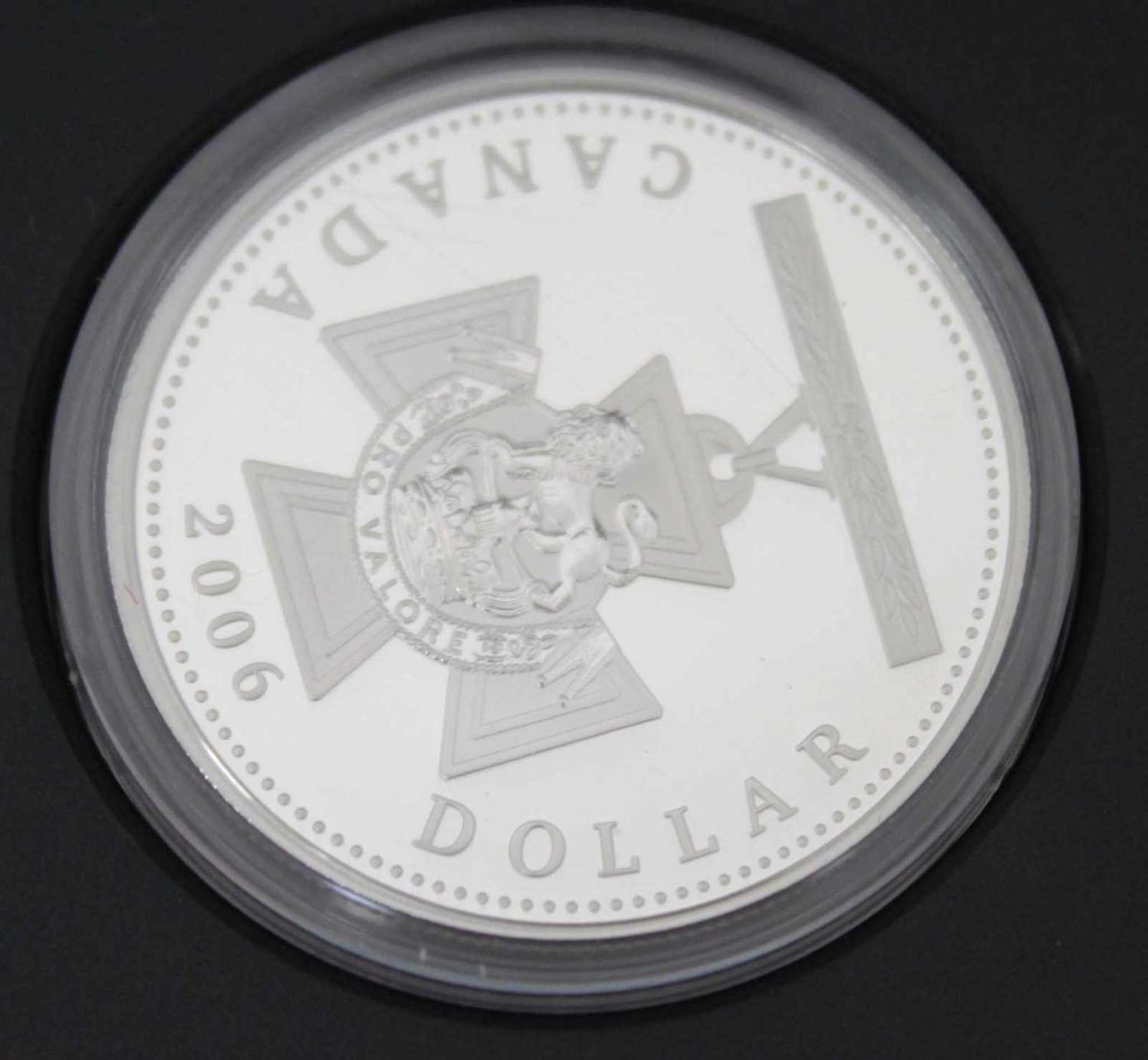 Canada Dollar 2006, Victoriakreuz, Proof Silver Dollar im Etui Canada Dollar 2006, Victoria Cross, - Image 2 of 2