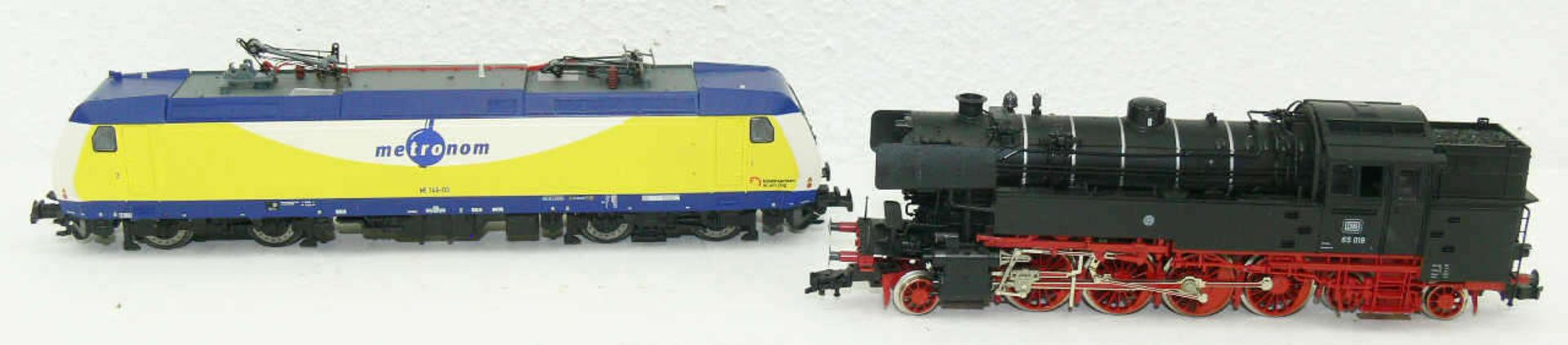 Fleischmann / Piko Lot Lokomotiven, bestehend aus: 1. Fleischmann Dampflokomotive BR 65, BN 65