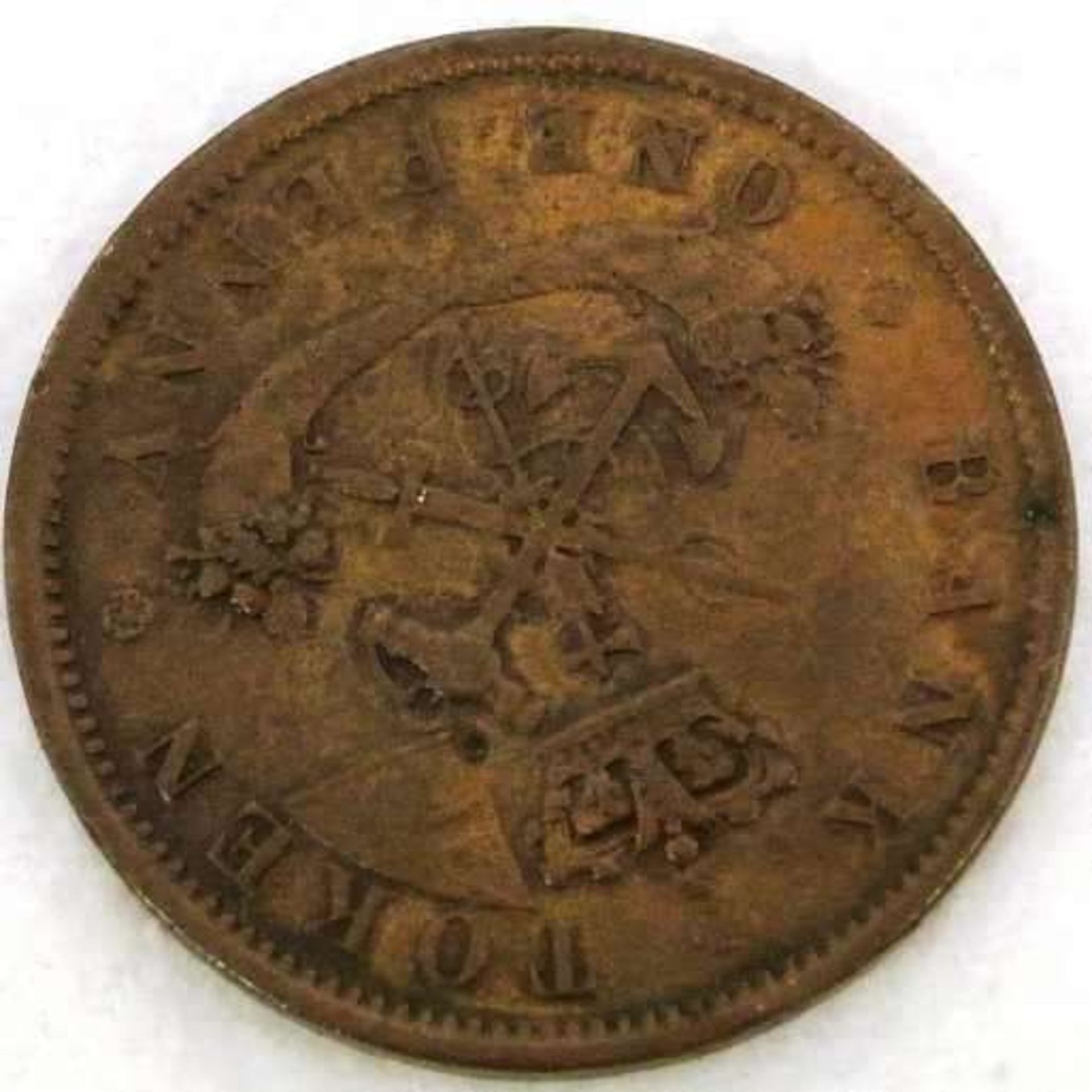 Kanada "The Bank of upper Canada one Penny 1852", Erhaltung: sehr schön ++ - Bild 2 aus 2