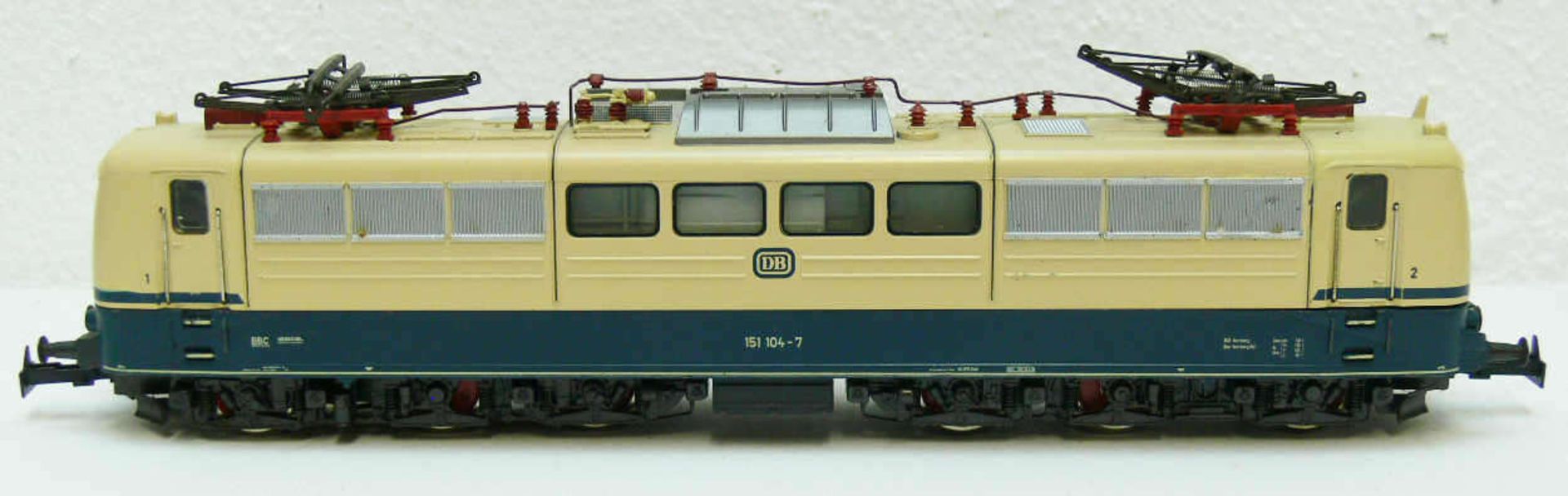 Märklin E - Lokomotive BR 151 der DB. BN 151 104-7. Ohne OVP. Sehr guter Zustand mit leichten