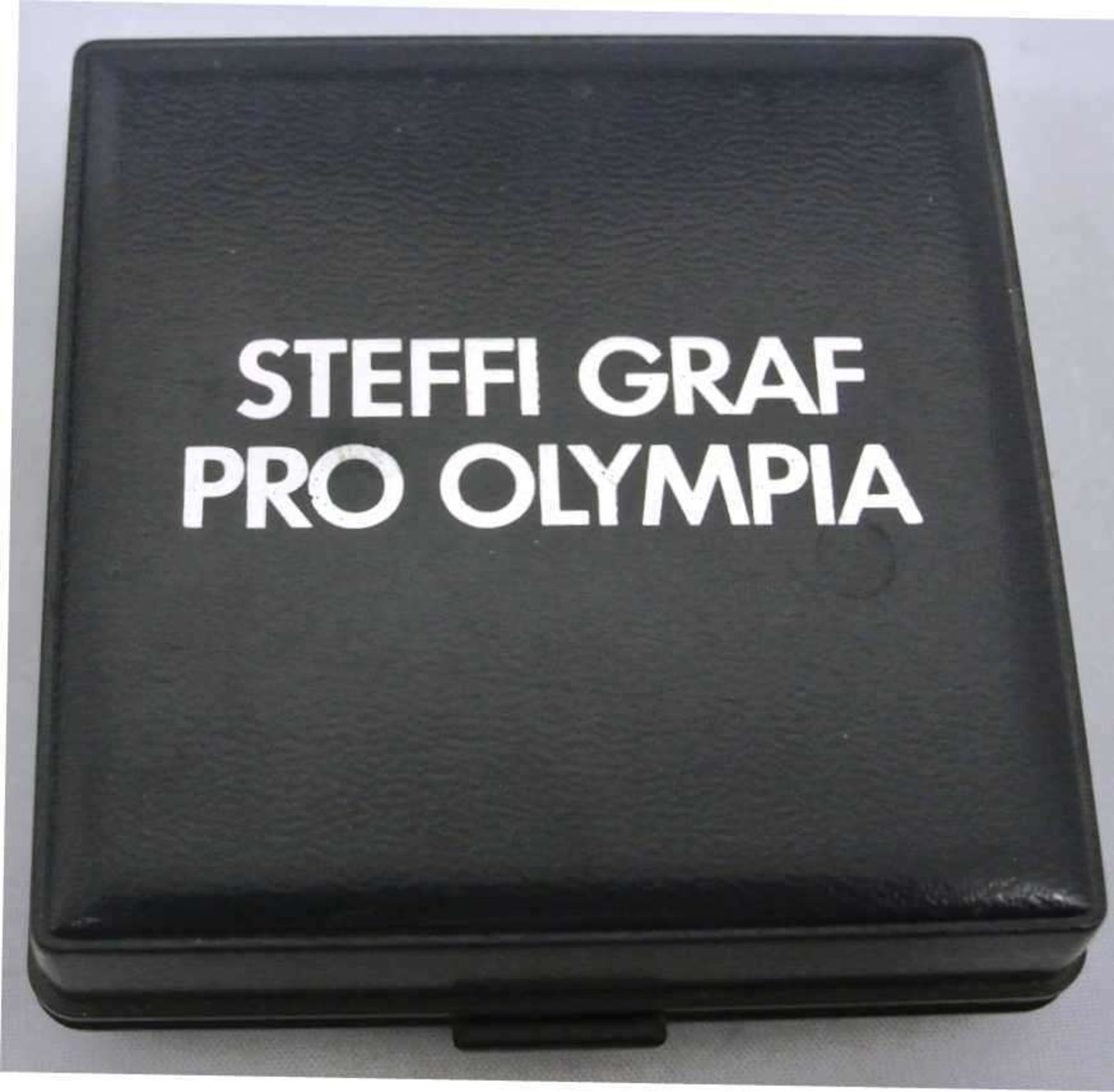 Silber Medaille - 1000er - Steffi Graf Pro Olympia Seoul Tennis 1988, im Original Schatulle