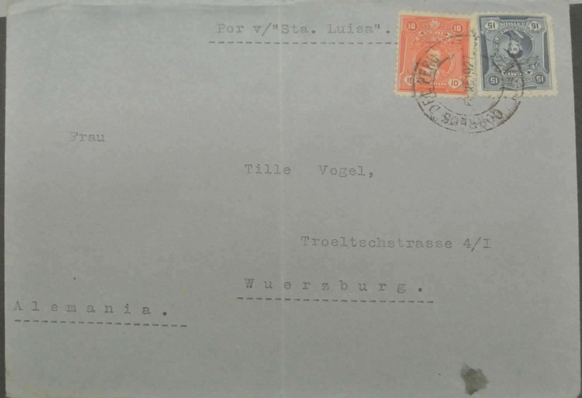 1 Briefe-Album gefüllt mit Briefen und Ganzsachen, meist Deutsches Reich, dabei auch Dienstpost - Bild 2 aus 2